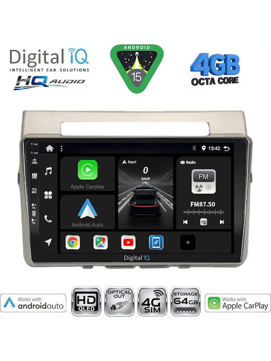 Digital IQ Car Audio System for Toyota Corolla 1992-1997 Bluetooth USB WiFi GPS Apple CarPlay Android Auto with 9" Touch Screen
