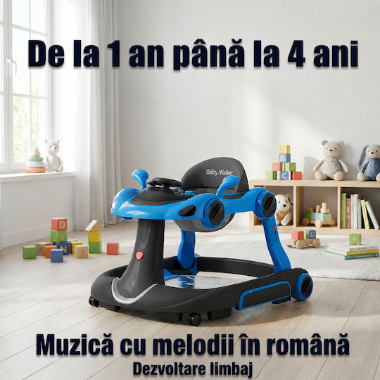 Invincio Στράτα με Μουσική για 9+ Μηνών Μαύρη