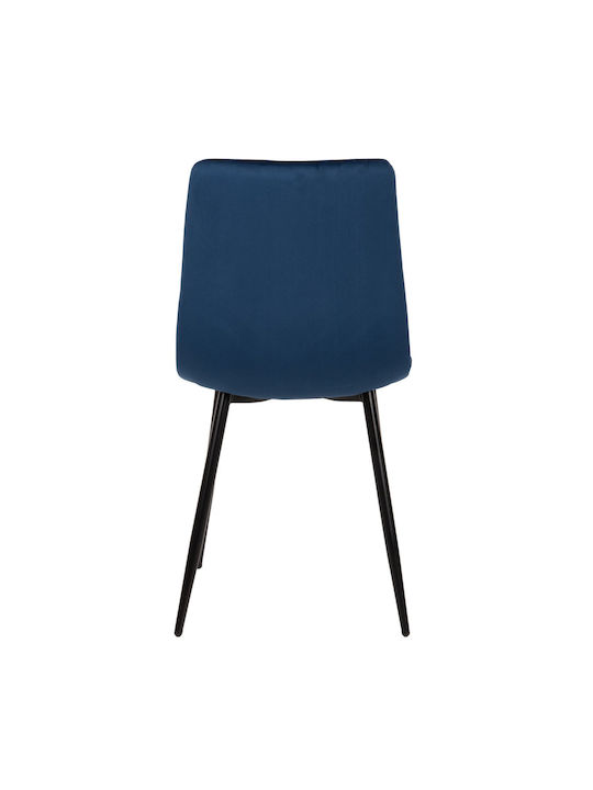 Velvet Dining & Kitchen Chair Blue 43x54x88cm