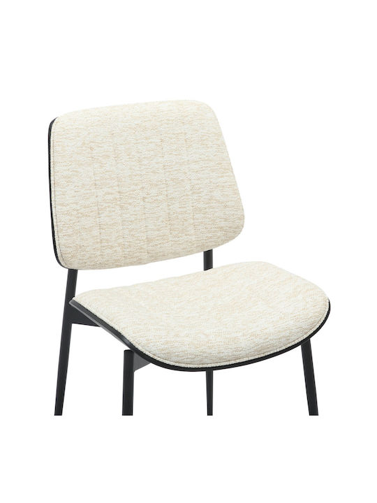Metallic Dining Room Chair Black