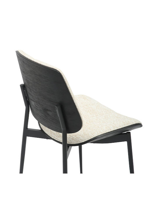 Metallic Dining Room Chair Black