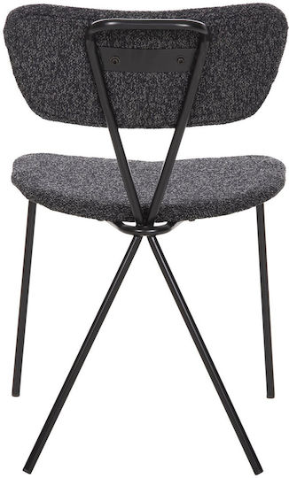 Dining Room Chair Metallic Dark Gray