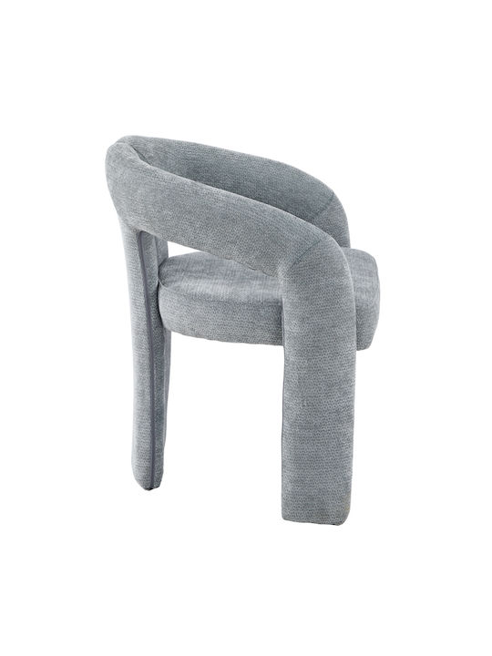 Neza Dining Chairs with Fabric Upholstery Light Gray 2pcs 64x60x76cm