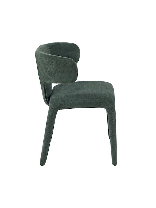 Bien Dining Chairs with Fabric Upholstery Green 2pcs 49.5x55x76cm
