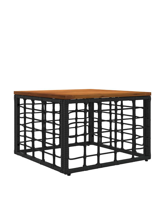 Garten- und Outdoor-Möbelsets 14 Stück Schwarz mit Kissen