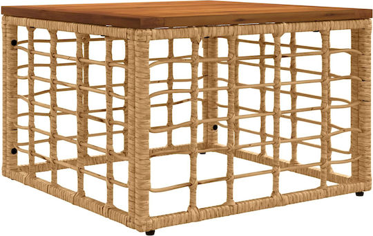 Garten- und Outdoor-Möbelset für Wohnzimmer 10 Stück Natürliche und Creme Weiß mit Kissen
