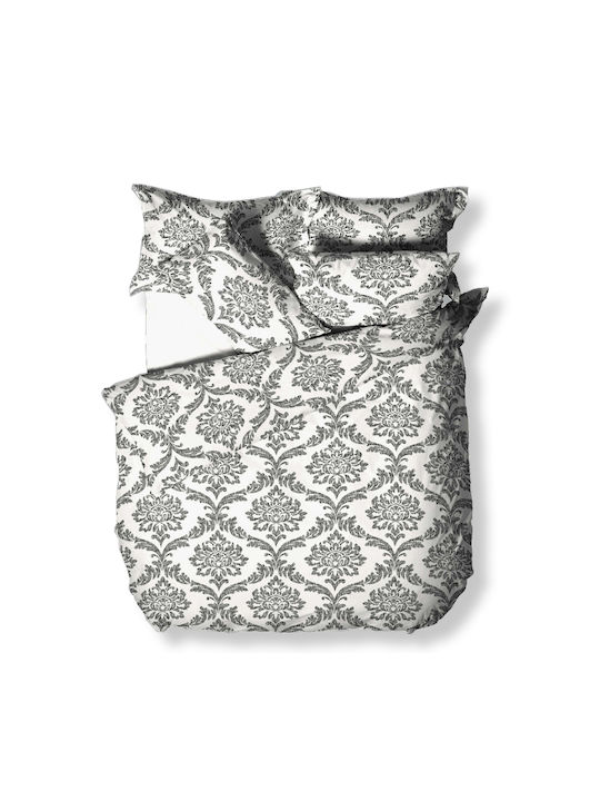 Charalambidis Textiles Set Bed Sheets Super King 240x260cm 4 Pieces