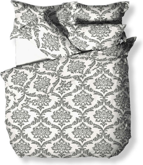 Charalambidis Textiles Set Bed Sheets Super King 240x260cm 4 Pieces