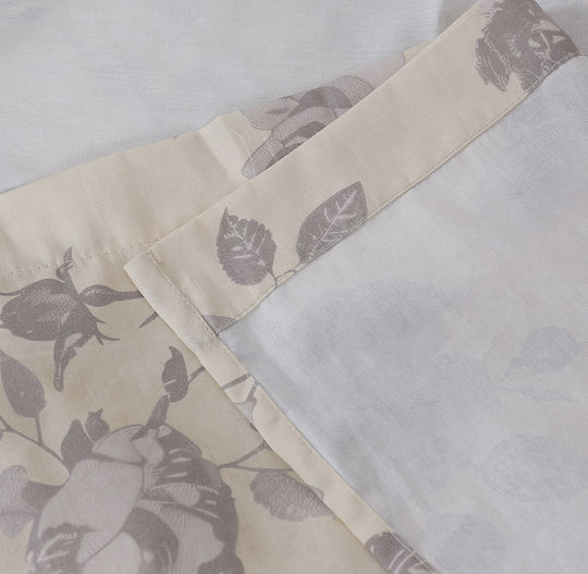 Beauty Home 12685 Double Bed Sheets Set 230x260cm Beige 4 Pieces 12685SEYD