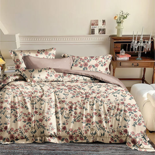 Beauty Home 12676 Σετ Υπέρδιπλο 4τμχ 230x260εκ. Μπεζ Beauty Home 12676 Σετ Υπέρδιπλο 4τμχ 230x260εκ. Μπεζ