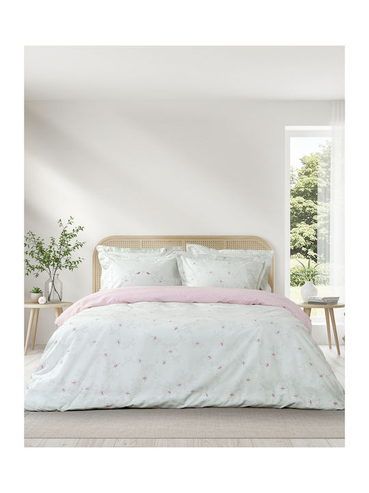 Nima Set Bed Sheets Semi-Double 190x260cm Mint (3pcs)