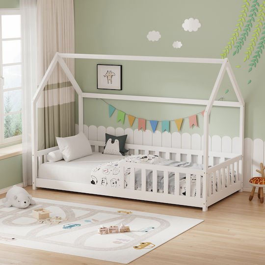Bambie Montessori Κουκέτα Μονή για Στρώμα 90x190cm