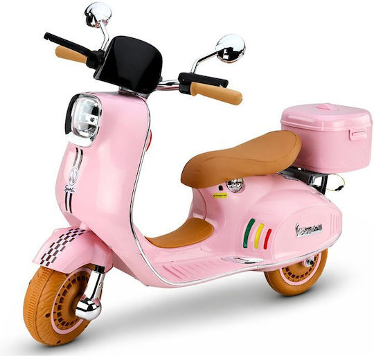 Детска Vespa Електрическа 12 Волта Розова