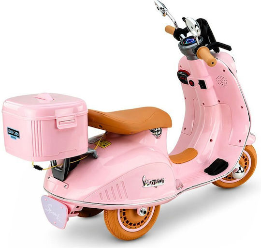 Детска Vespa Електрическа 12 Волта Розова