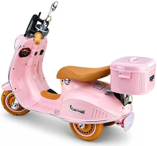 Детска Vespa Електрическа 12 Волта Розова