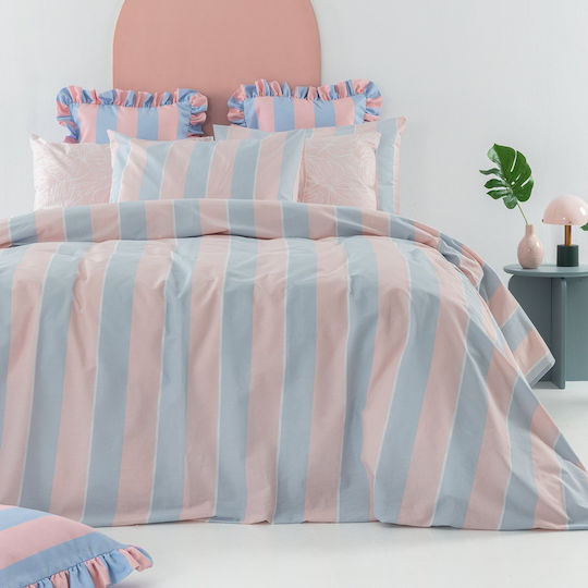 Palamaiki City Life Cl200 Bed Sheets Set King Size 270x260cm Multicolour 4 Pieces