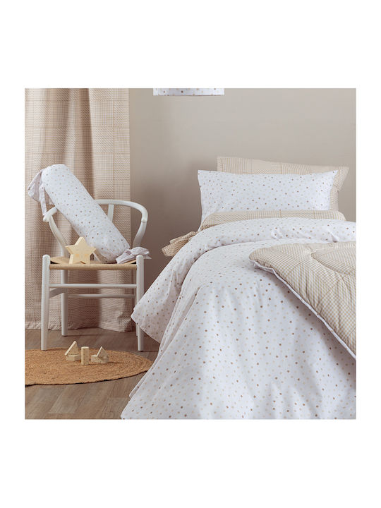 Palamaiki Bb100 Σεντόνι Μονό 170x260εκ. Beige