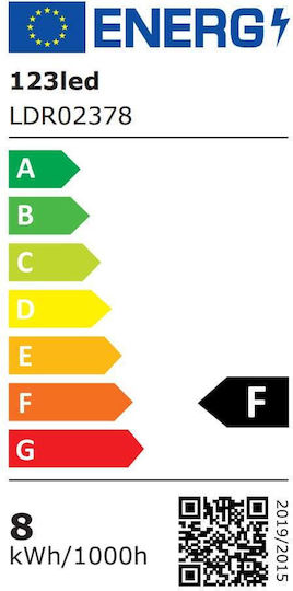 123led Bec LED 8W Pentru Bază De Bec E27 și Formă A60 Alb Cald Până La Alb Rece 806 Lumen Reglabil În Intensitate