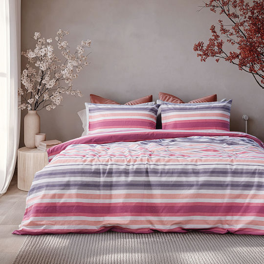 Beauty Home 12562 Σετ Μονό 3τμχ 170x260εκ. Ροζ