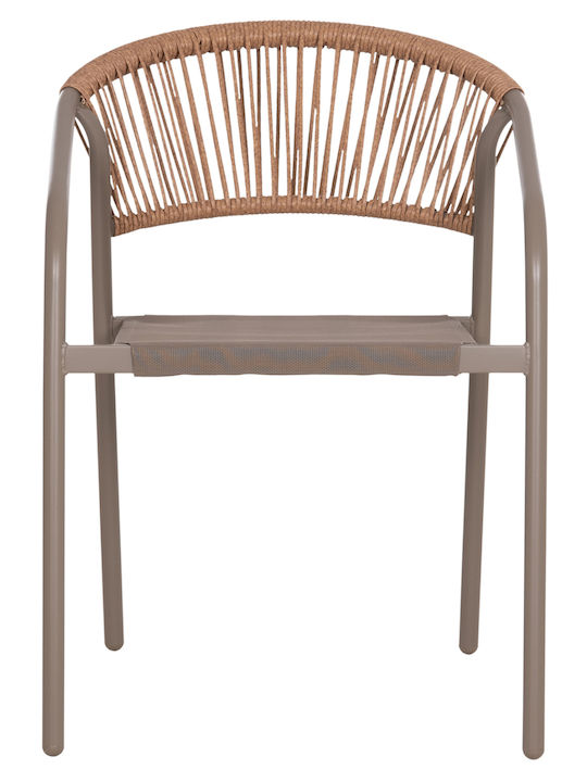 Lima 3-Piece Outdoor Dining Set Champagne