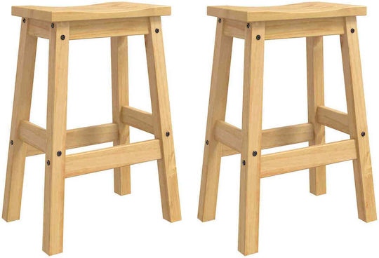 vidaXL Outdoor Bar Set 3 Pieces with Candle Honey