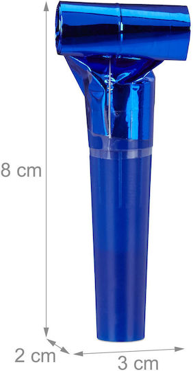 Relaxdays Set 50 Whistles Blue 2x8x3 Cm