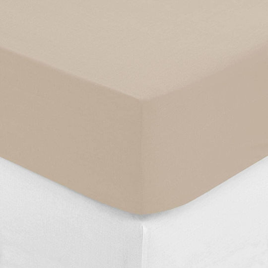 Atmosphera Μονό 90x190εκ. με Λάστιχο Μπέζ Atmosphera Μονό 90x190εκ. με Λάστιχο Μπέζ