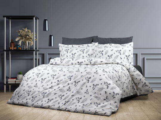 Dimcol Μυρτώ Σετ Μονό 3τμχ 160x240εκ. 350 Grey