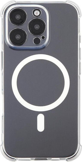 Magsafe Θήκη Σιλικόνης Air Cushion Γωνίες Transparent Apple Iphone 11