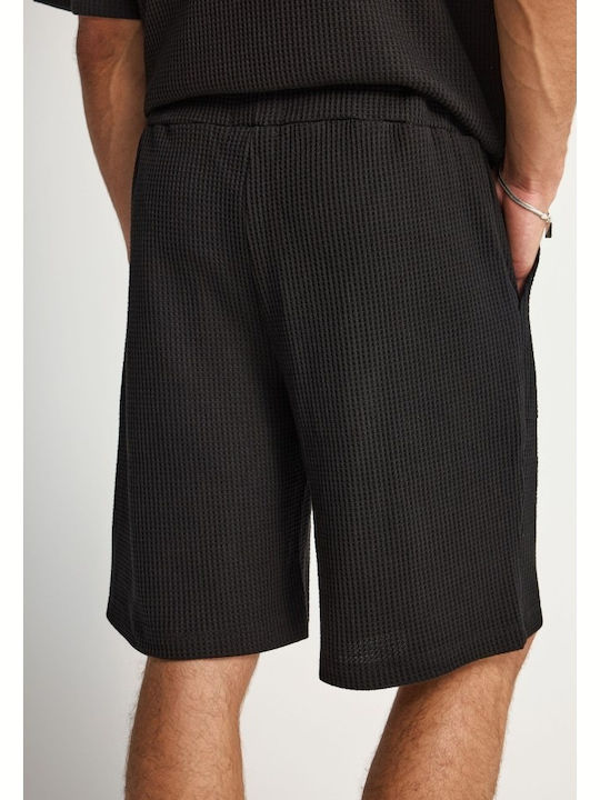 Sports Men's Bermuda Shorts Black FBM013-065-03-Regular Fit