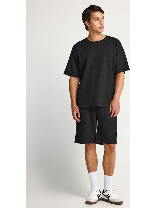 Sports Men's Bermuda Shorts Black FBM013-065-03-Regular Fit