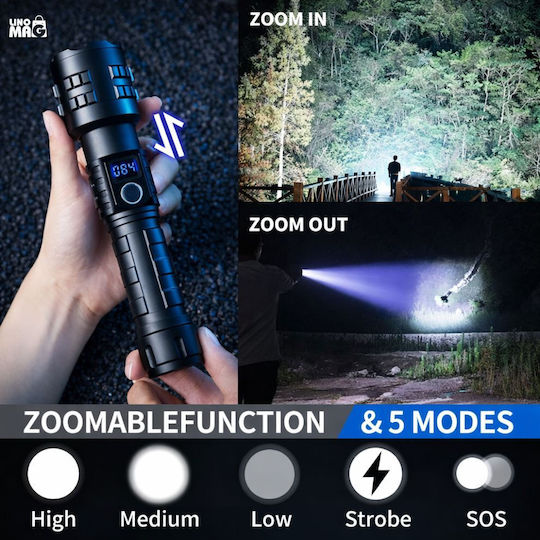 Linomag Rechargeable LED Flashlight IP67