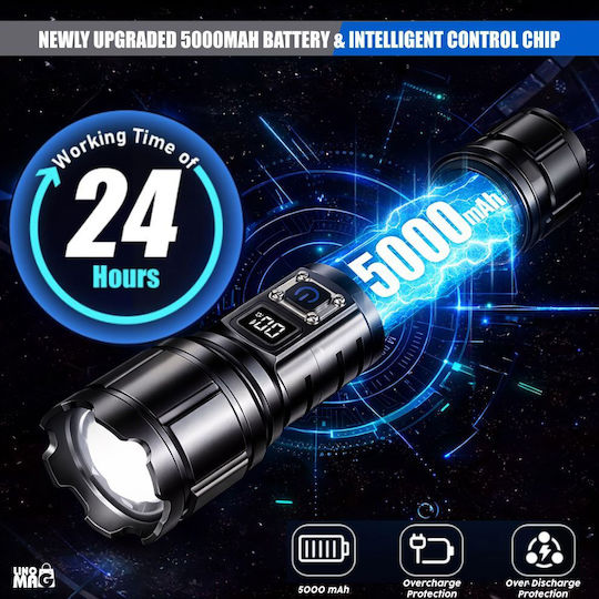 Linomag Rechargeable LED Flashlight IP67