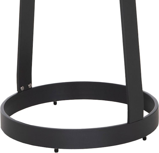 Masă Laterală Pentru Spații Exterioare Mici Din Aluminiu Gri 47x47x53cm