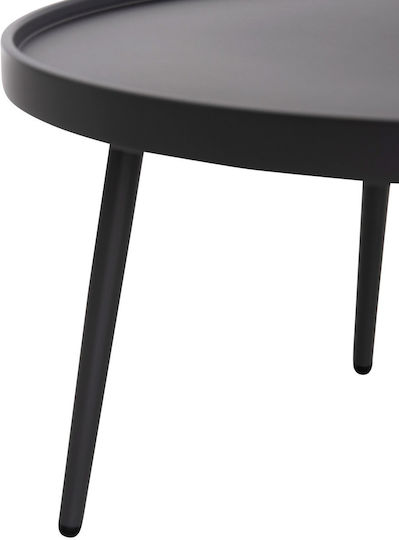 Masă Pentru Spații Exterioare Mici Din Aluminiu Gri 70x70x44cm