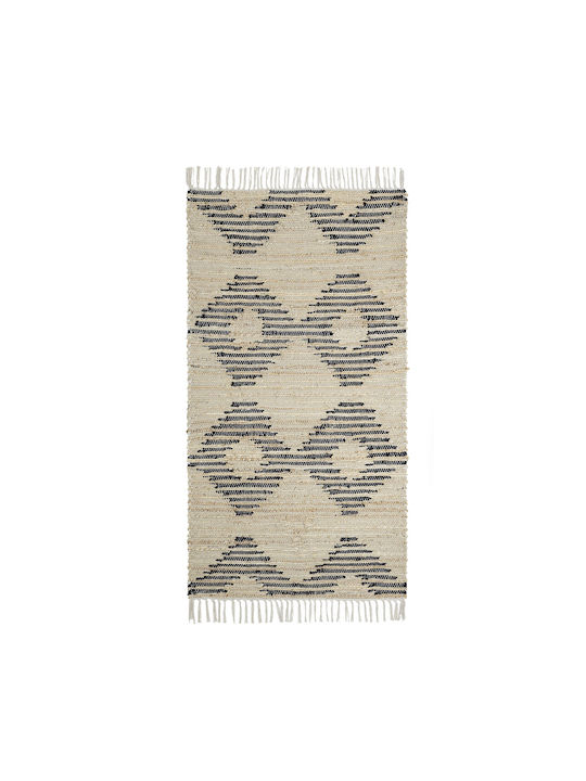 Nima Dune Χαλί Ορθογώνιο Μπεζ, Μαύρο 70x140cm