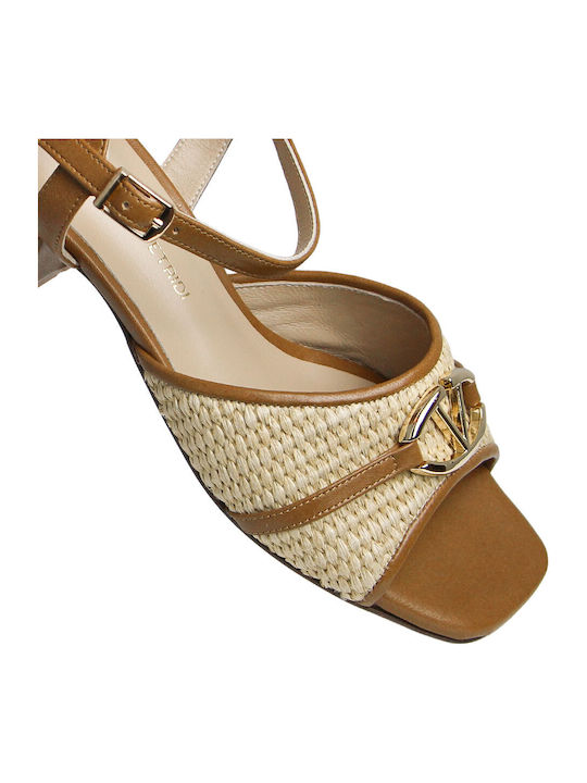 Leather Tabac Brown Sandals