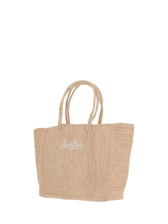 Damenhandtasche aus Rattan Tote Handtasche Beigefarbe