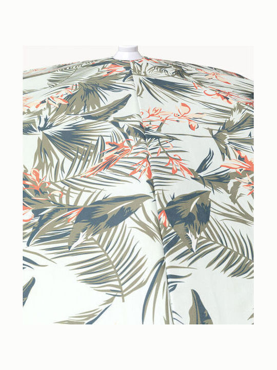 Umbrelă Rotundă Din Aluminiu Hawaii Leaf Multicolor Φ2xÎ2.26m