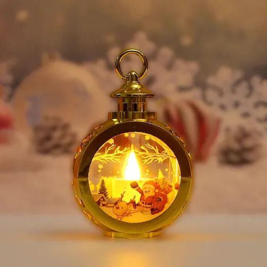Alista Home Lumânare De Crăciun Lampion Din Sticlă Albă 13.5x9cm
