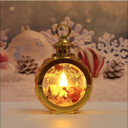 Alista Home Lumânare De Crăciun Lampion Din Sticlă Albă 13.5x9cm