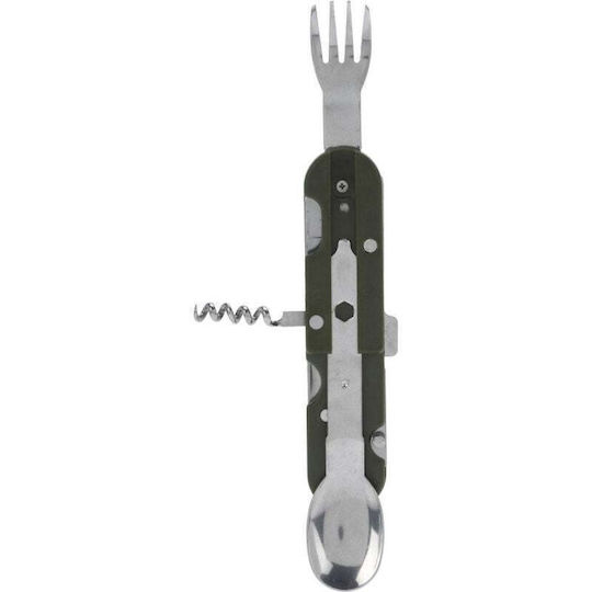 5-in-1 Survival Tourist Kit Pocket Knife Cutlery