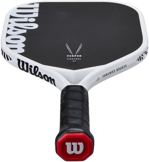 Rachetă Pickleball Wilson Vesper Control Rachetă Pickleball Paletă 17 V1 Neagră