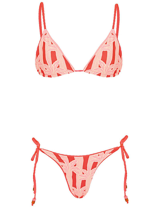 Flame Coral Set Bikini Τριγωνάκι Flame Coral