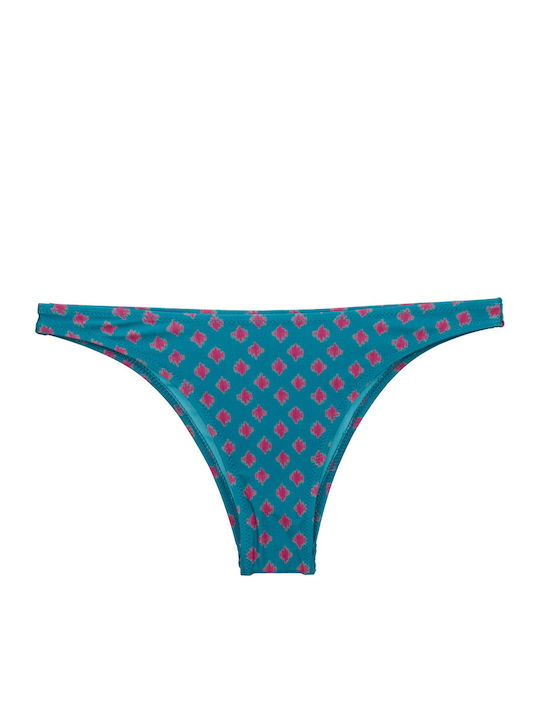 Γυναικείο Μαγιό Bikini Μπανέλα Boho-chic Πετρόλ