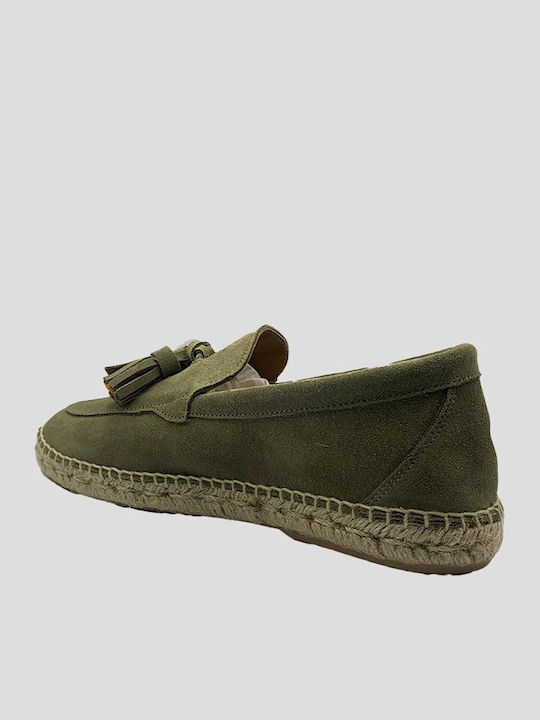 Loafers Mocasini Barbati Din Piele Verde