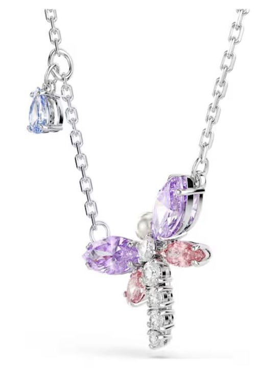 Swarovski Κολιέ με Πέρλες & Ζιργκόν
