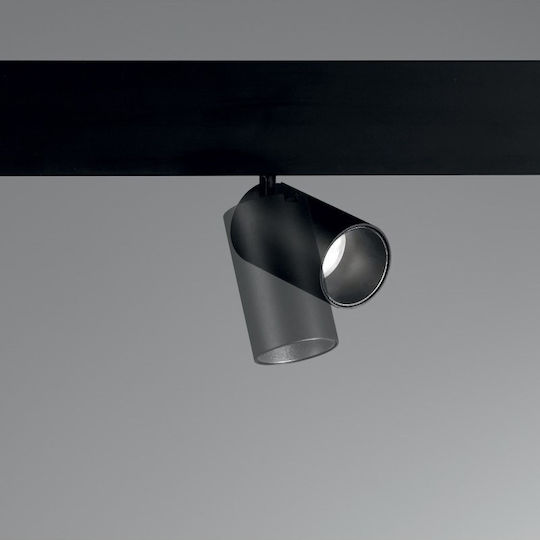 Ideal Lux Ego LED Warmes Weiß Decken- und Wandleuchte in Schwarz Farbe