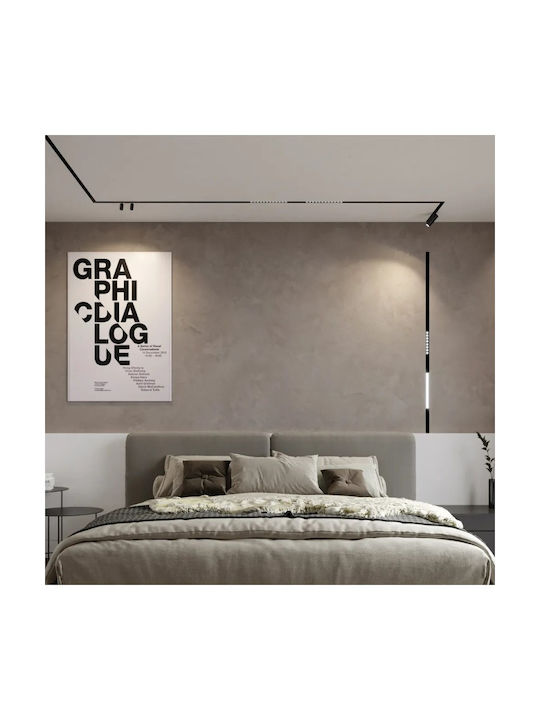 Ideal Lux Ego LED Θερμό Λευκό Σποτ σε Μαύρο Χρώμα