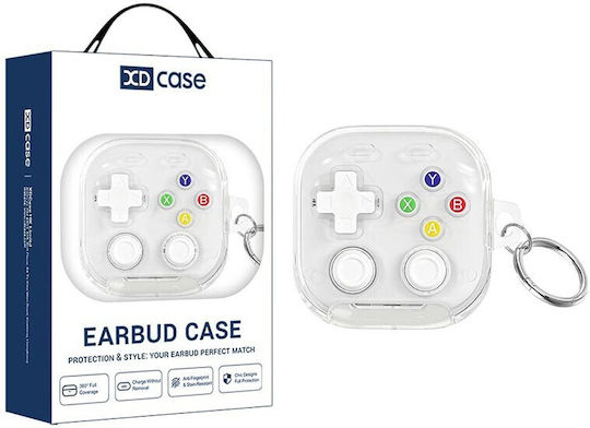 Samsung Galaxy Buds4 Buds4 Pro Xdcase Silicone Case Stand Transparent White